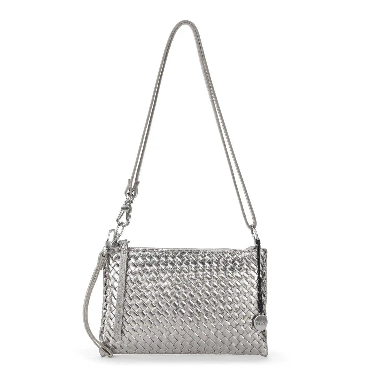 Vita Convertible Wristlet - Leather - Pyrite Woven