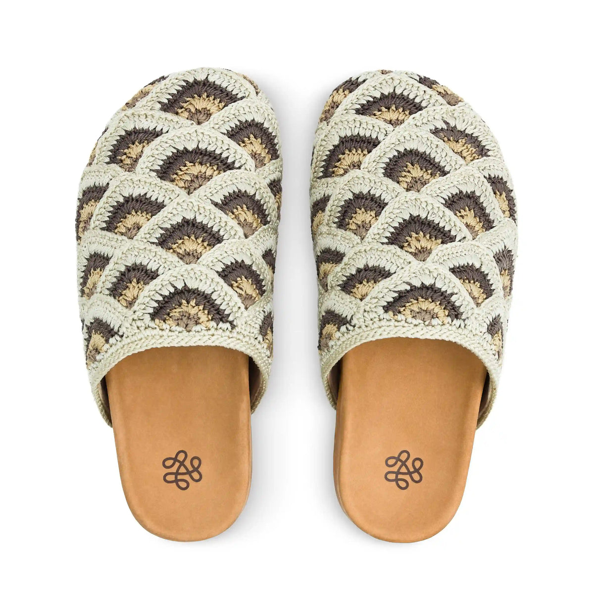 Bolinas Clog - Hand Crochet - Natural Mermaid