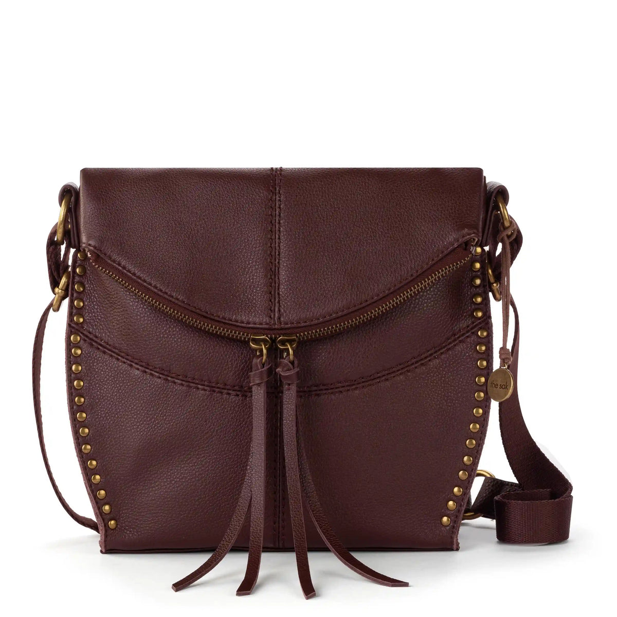 Silverlake Flap Crossbody - Leather - Mahogany
