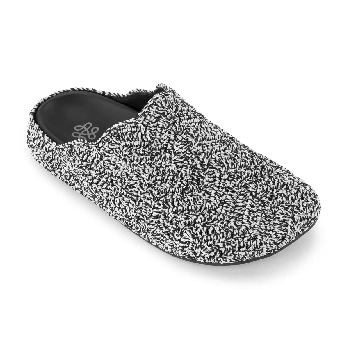 Bolinas Ripple Clog - Hand Crochet - Moonlight Static Ripple