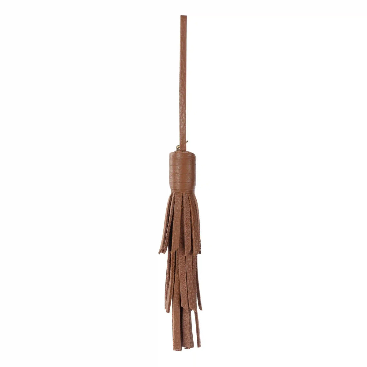 Cypress Tassel Dangle - Leather - Tobacco