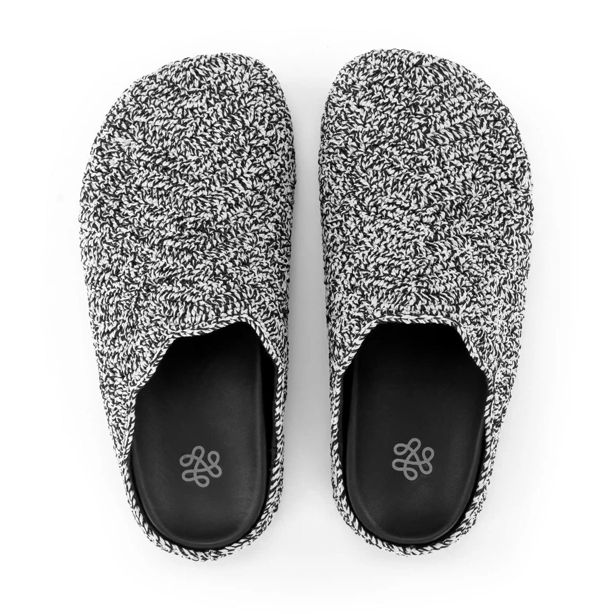 Bolinas Ripple Clog - Hand Crochet - Moonlight Static Ripple