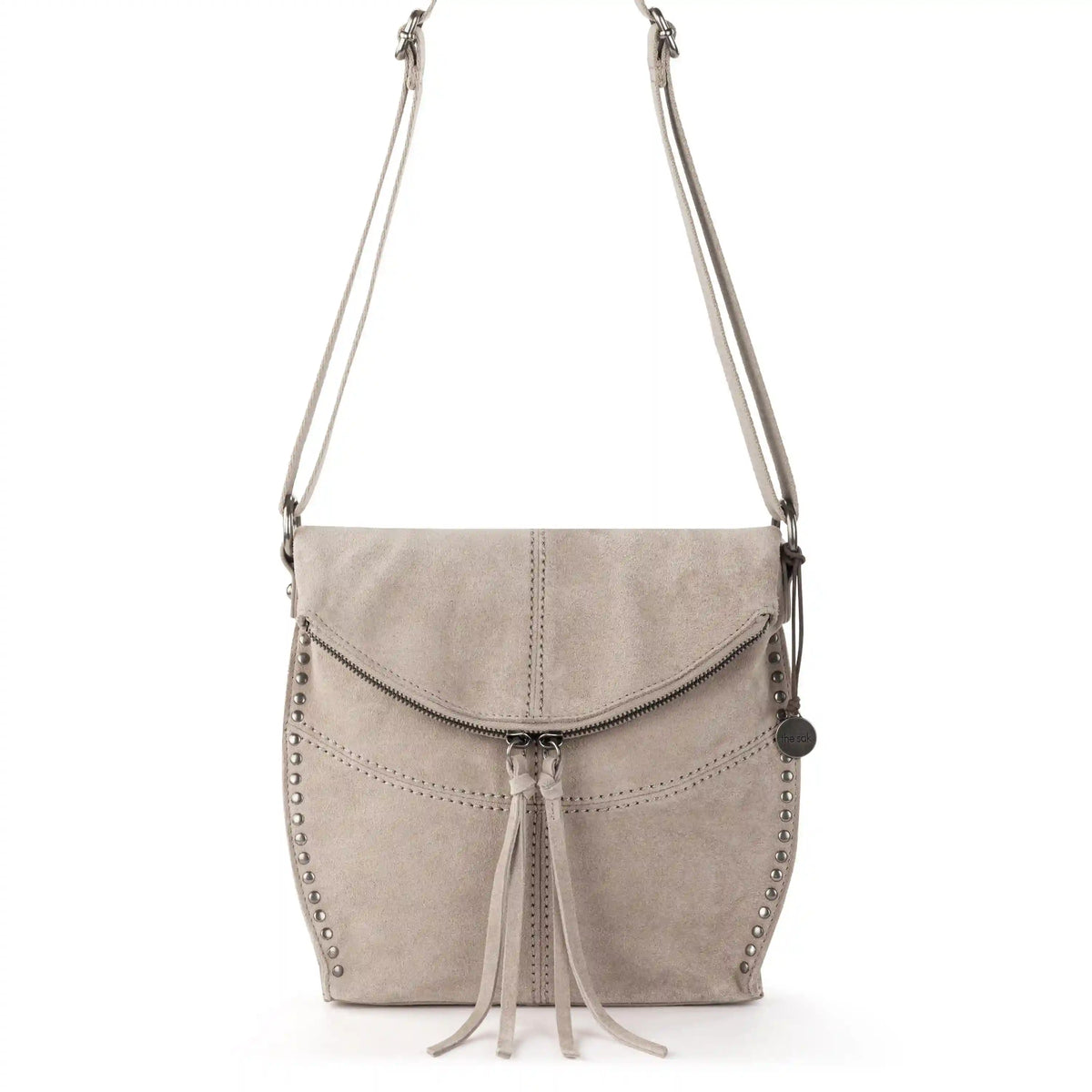 Silverlake Flap Crossbody - Leather - Sand Suede