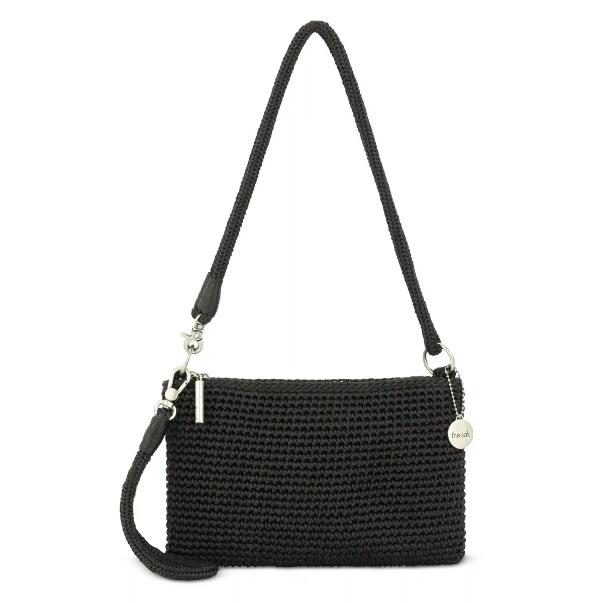 Vita Convertible Wristlet - Hand Crochet - Black