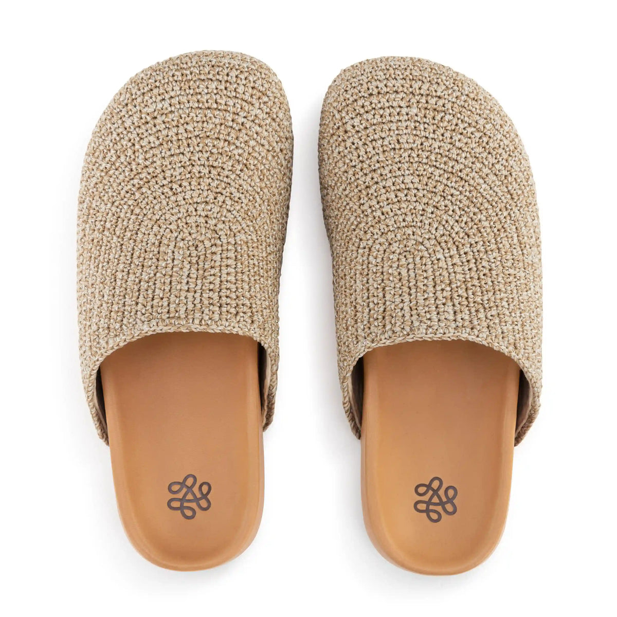Bolinas Clog - Hand Crochet - Bamboo Static