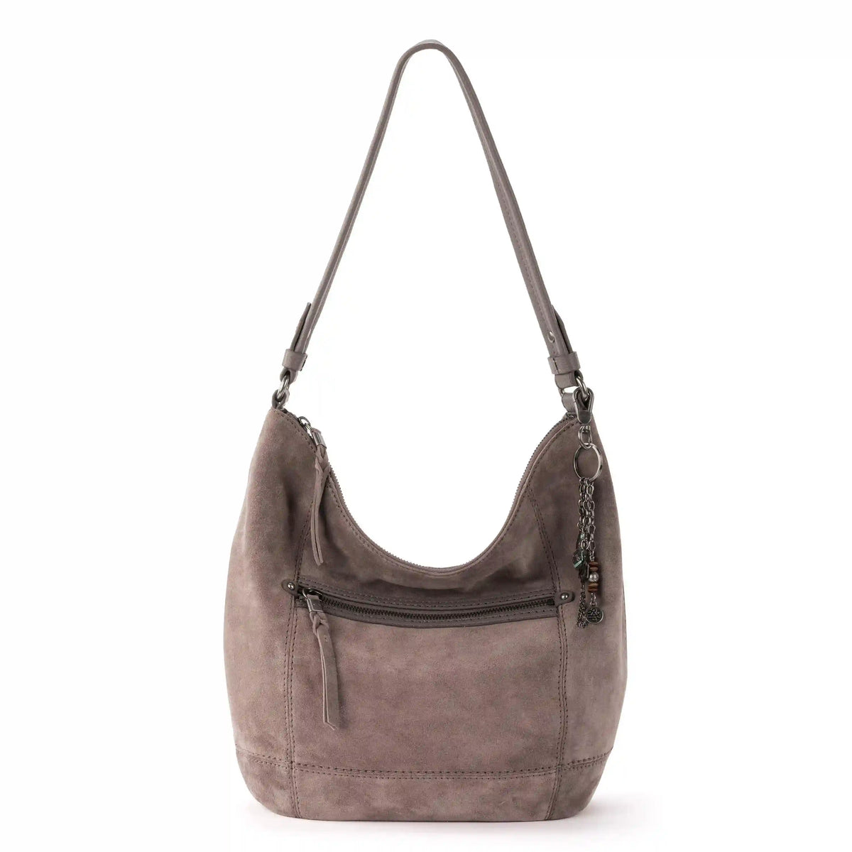 Sequoia Hobo - Leather - Mushroom Suede