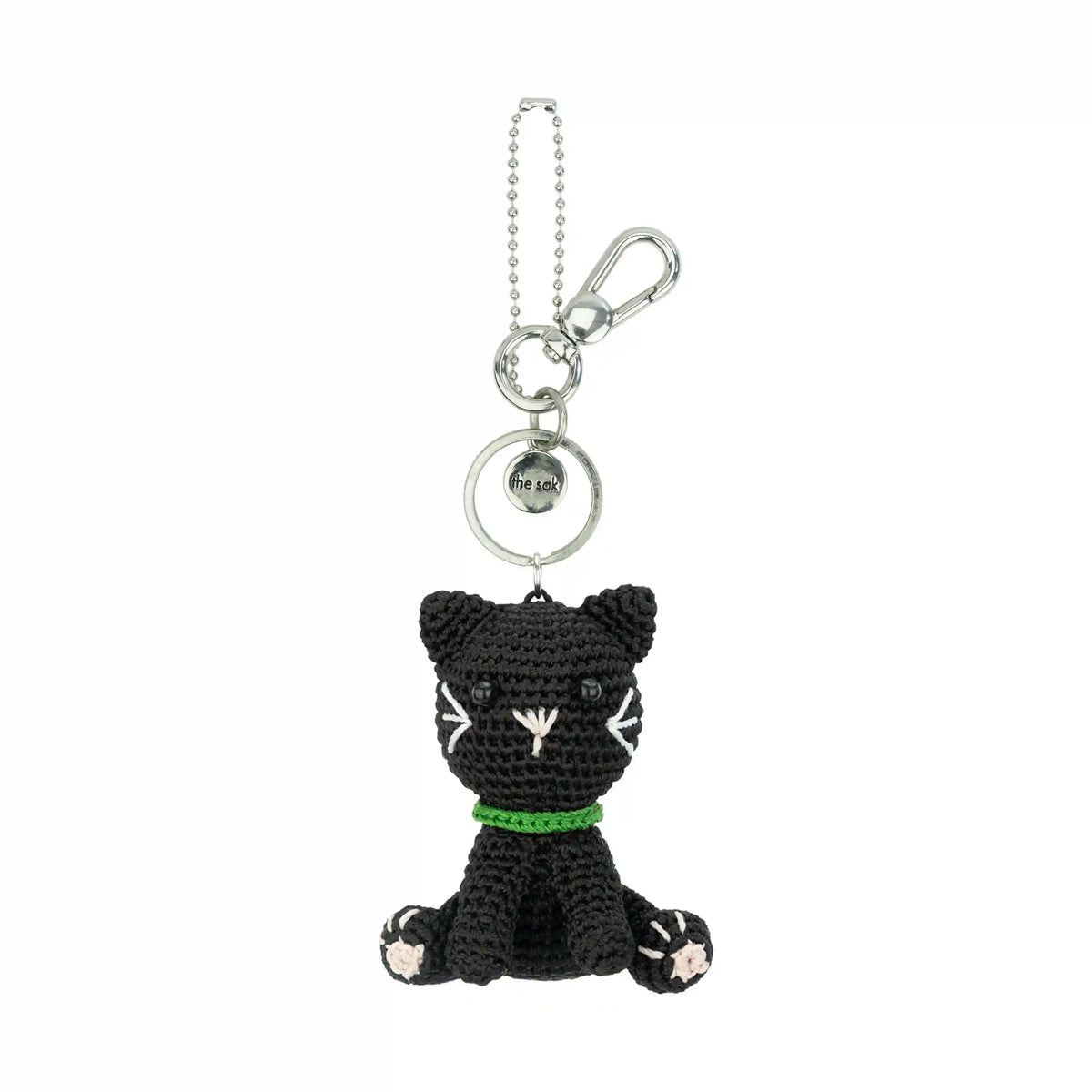 Yarnicharmz Dangle - Hand Crochet - Black Cat