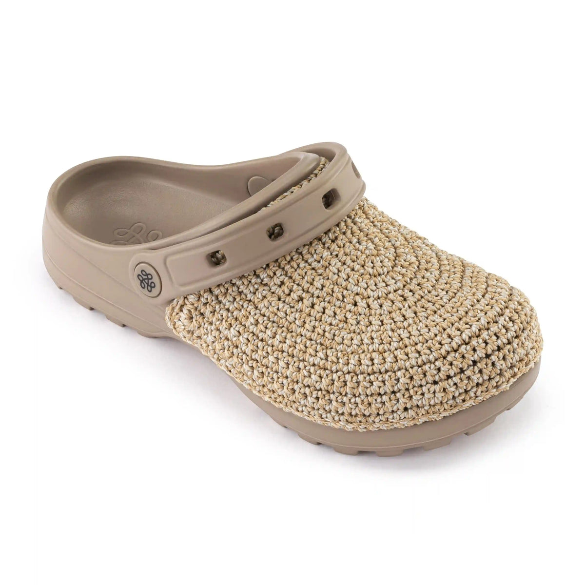 Bolo Clog - Hand Crochet - Bamboo Static