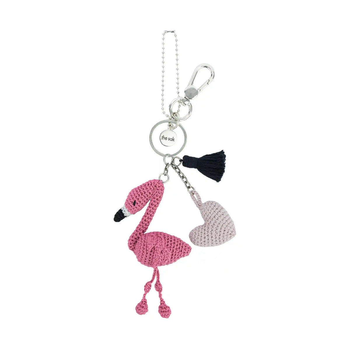 Yarnicharmz Dangle - Hand Crochet - Flamingo